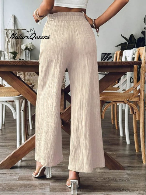 Women'S Solid Color Casual Trousers
