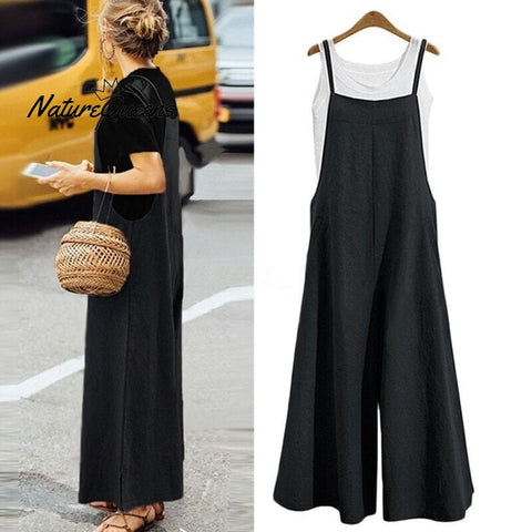 Women's Sleeveless Oversized Casual Jumpsuit