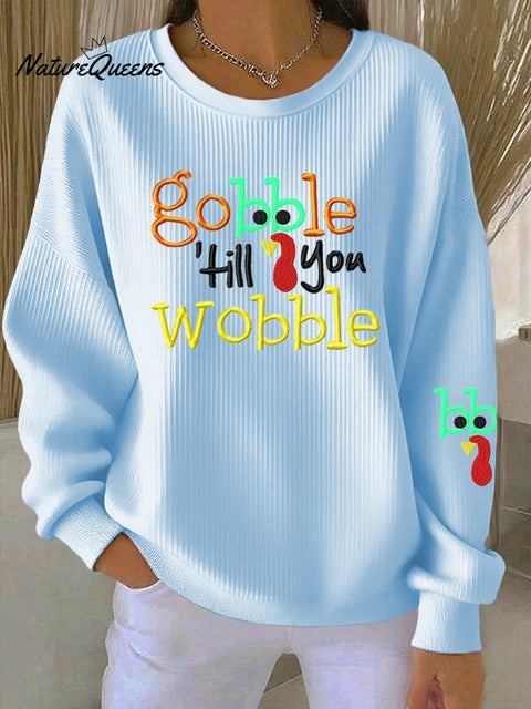 Women's Gobble Turkey Casual Sweatshirt