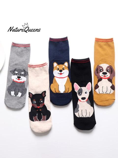 Women's Cute Dog Warm Socks