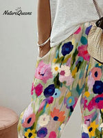 Women’s Floral Print Casual Pants