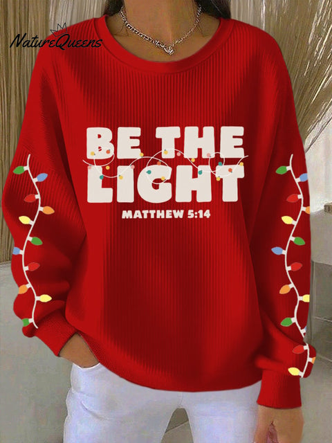 Women's Christian Christmas Print Casual Sweatshirt