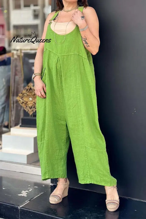 Women's casual overalls jumpsuit