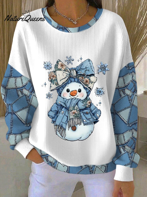 Women's Casual Christmas Print Sweatshirt