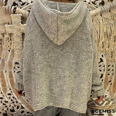 Women Loose Hooded Sweaters