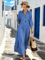 Women'S Casual Solid ColorDress