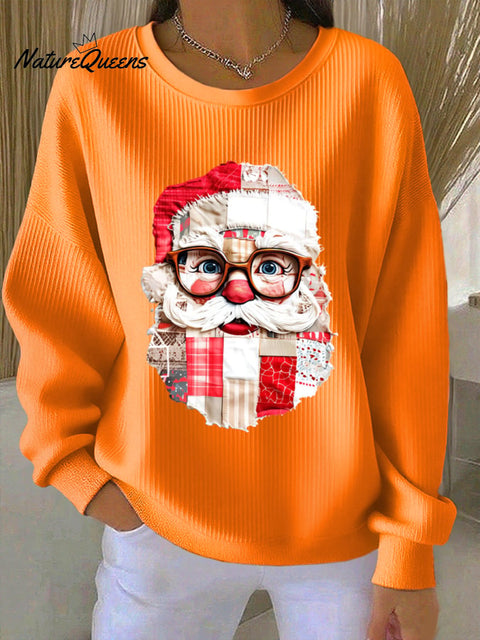 Women's Santa Claus Print Casual Sweatshirt