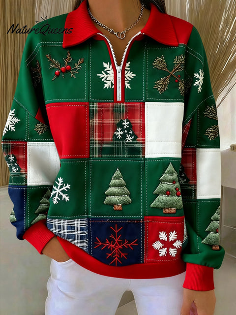 Women's Faith Christmas Printed Casual Sweatshirt