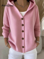 Women knit Long Sleeve Comfy Casual Cardigan