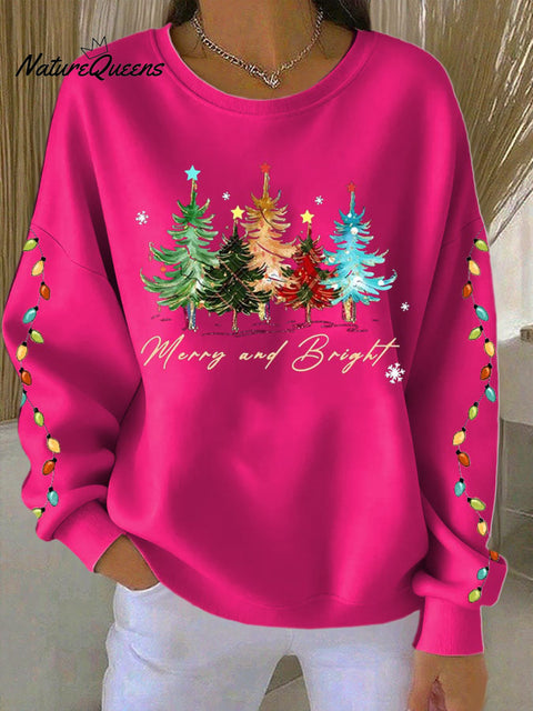 Women's Christmas Love like Jesus Printed Casual Sweatshirt