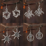 Ancient Silver Dolphin Earrings