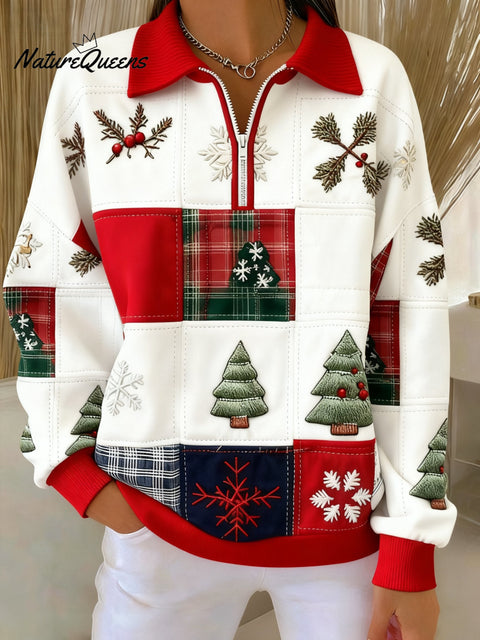 Women's Faith Christmas Printed Casual Sweatshirt