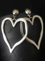 Retro Creative Alloy Love Big Earrings