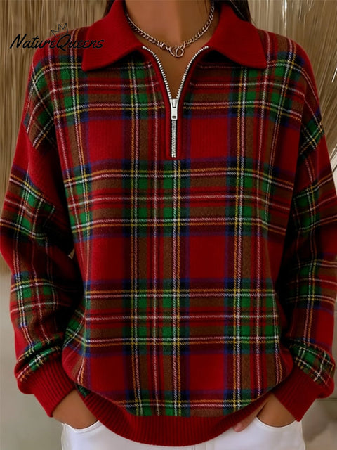 Women's Casual Christmas Print Sweatshirt