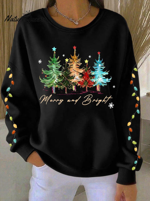Women's Christmas Love like Jesus Printed Casual Sweatshirt