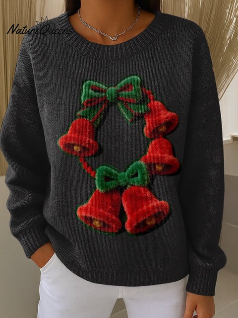 Women'S Casual Christmas Print Sweater