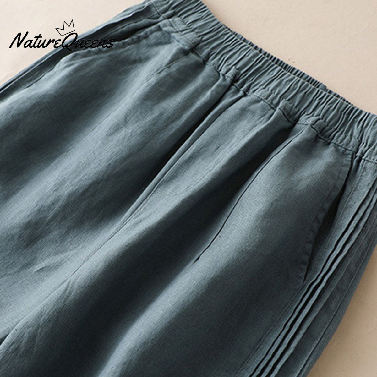 Summer Thin Cotton Linen Wide - Leg Pants