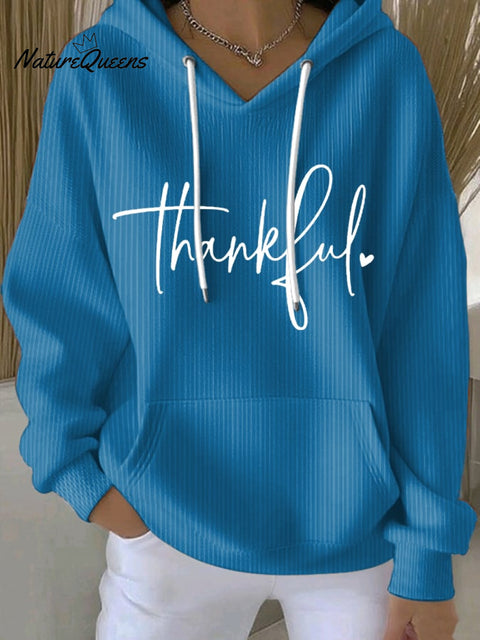 Women's Thanksgiving Blessing Printed Sweatshirt
