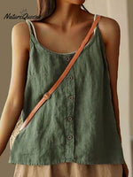 Women's Cotton Casual Loose Tank Top