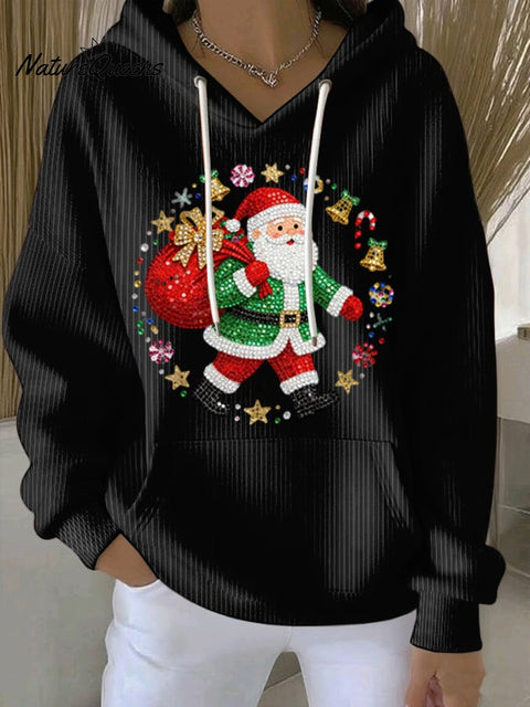 Women's Santa Claus Printed Sweatshirt