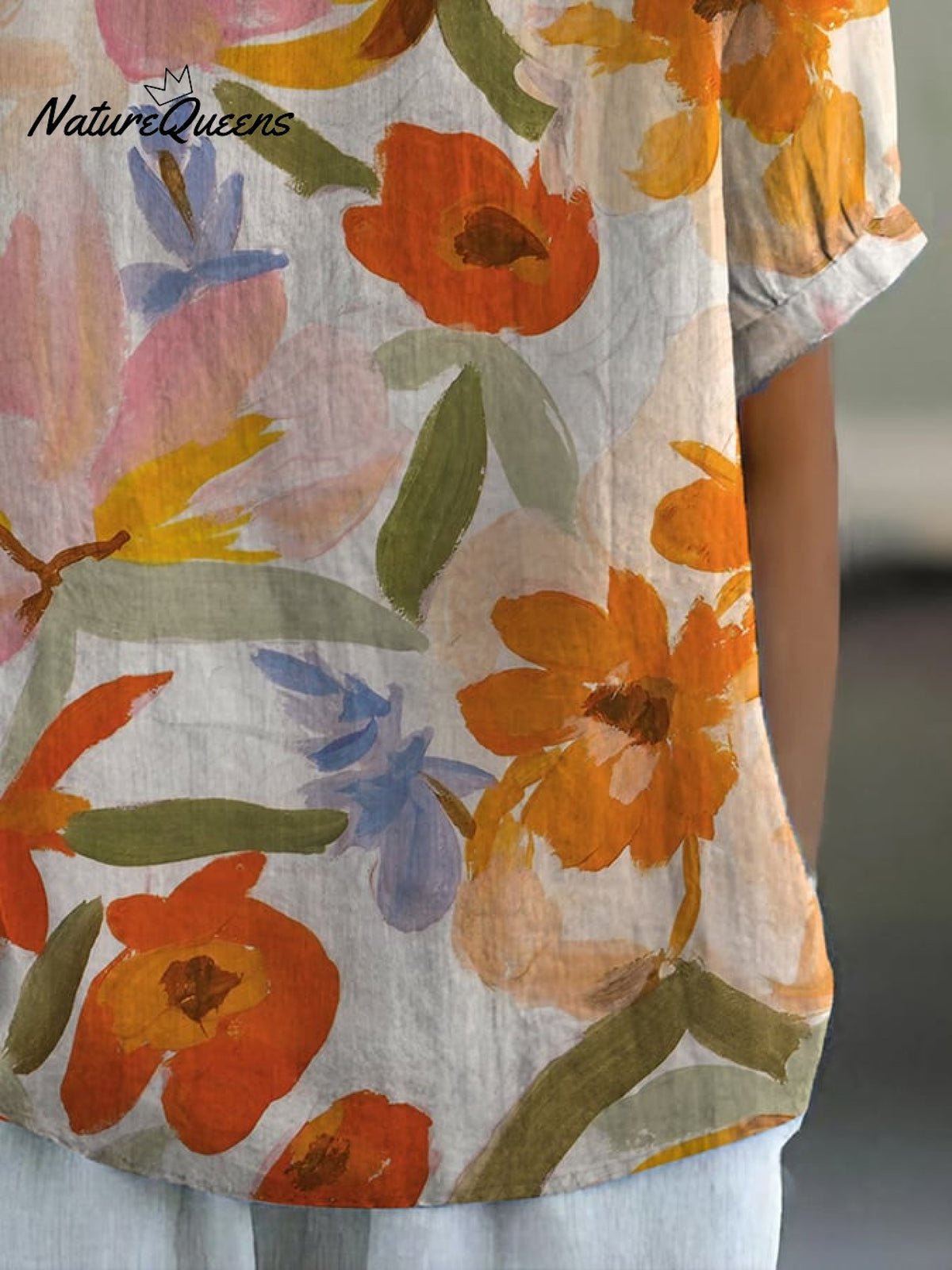 Women’s Art Floral Vintage Casual Shirt