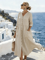 Women'S Casual Solid ColorDress