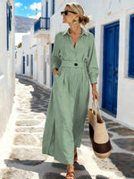 Women'S Casual Solid ColorDress