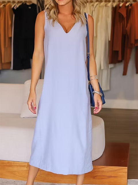 Women's Versatile Pocket Stretch Dress