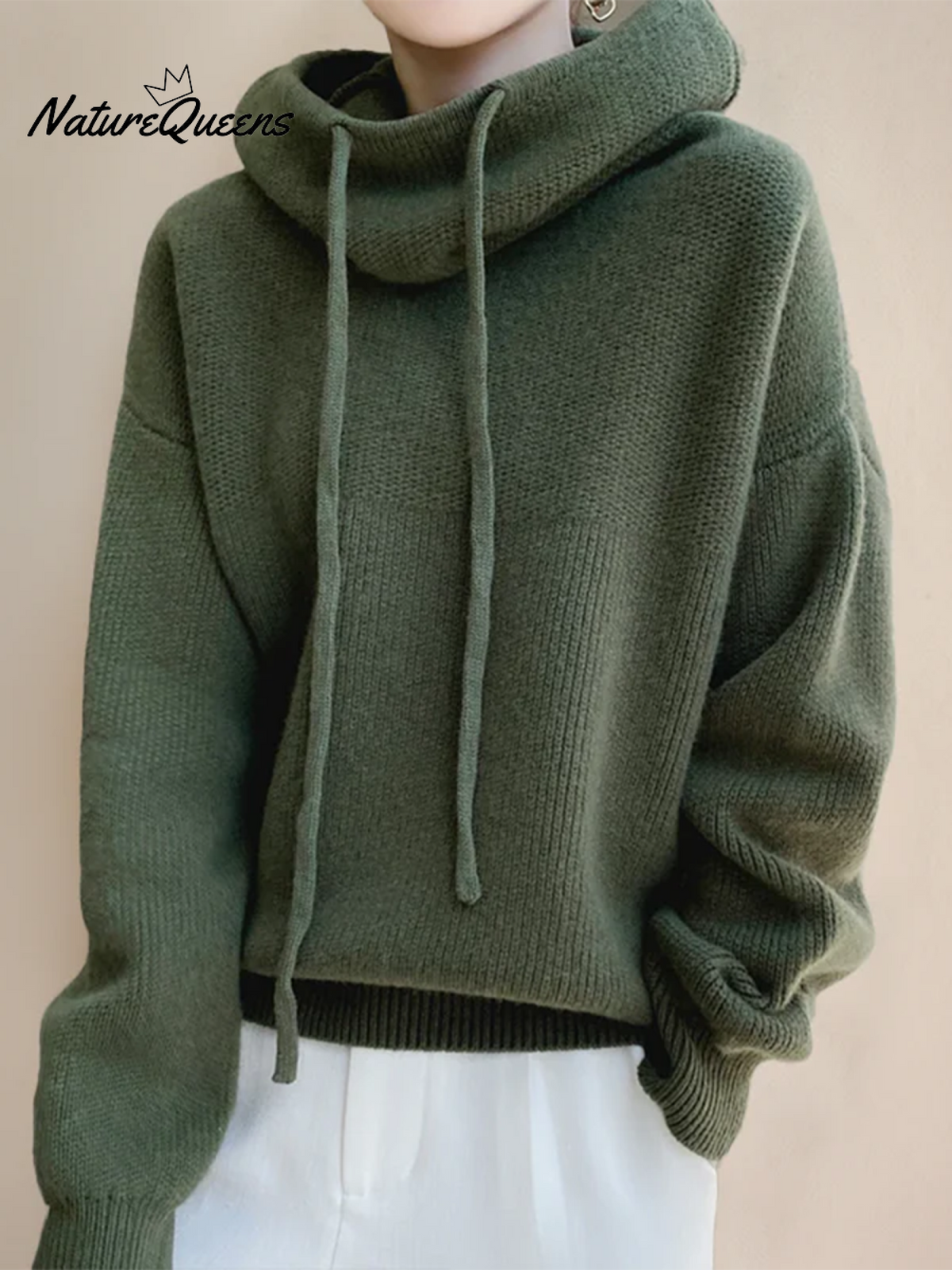 Cozy Loose Turtleneck Pullover Sweater