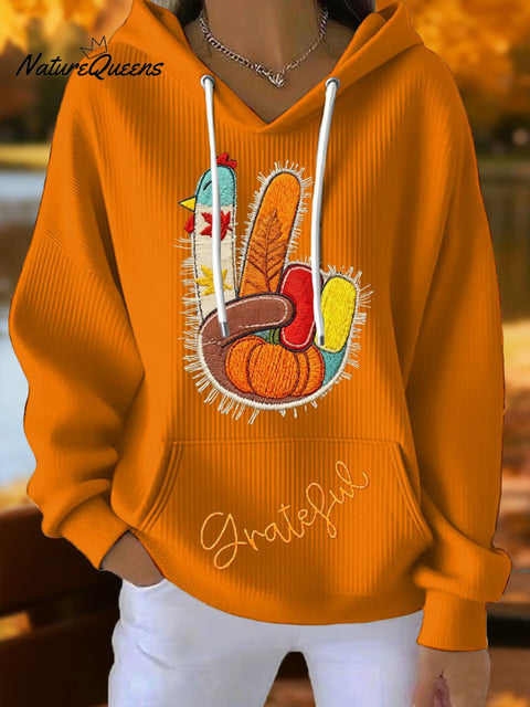 Women's Thanksgiving Print Casual Sweatshirt