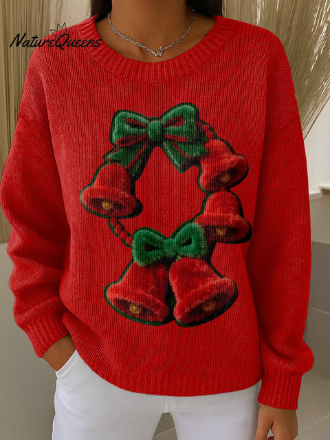 Women'S Casual Christmas Print Sweater