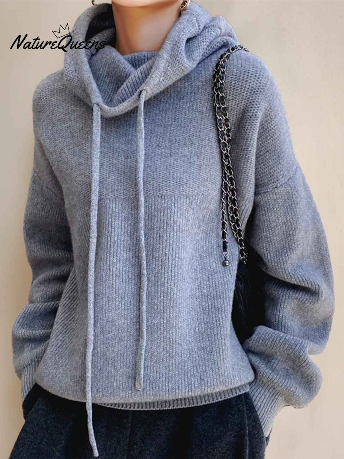 Cozy Loose Turtleneck Pullover Sweater