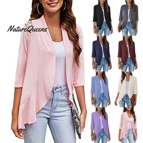 Women’s Casual Lightweight Open Front Cardigans