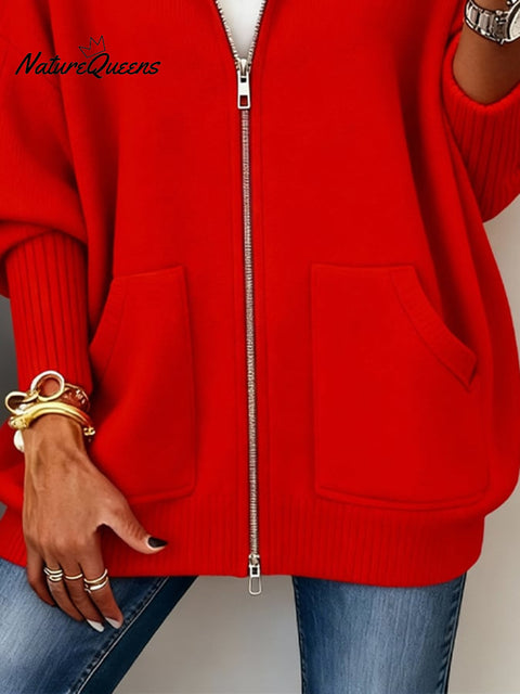 Women'S Christmas Contrasting Knitted Cardigan