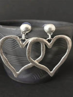 Retro Creative Alloy Love Big Earrings