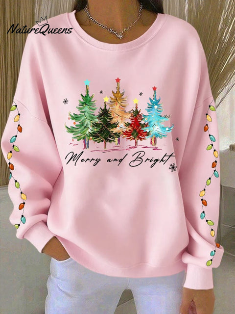 Women's Christmas Love like Jesus Printed Casual Sweatshirt