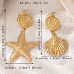 Idyllia Starfish Stud Earrings