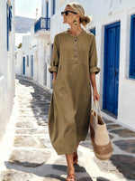 Women'S Casual Solid ColorDress