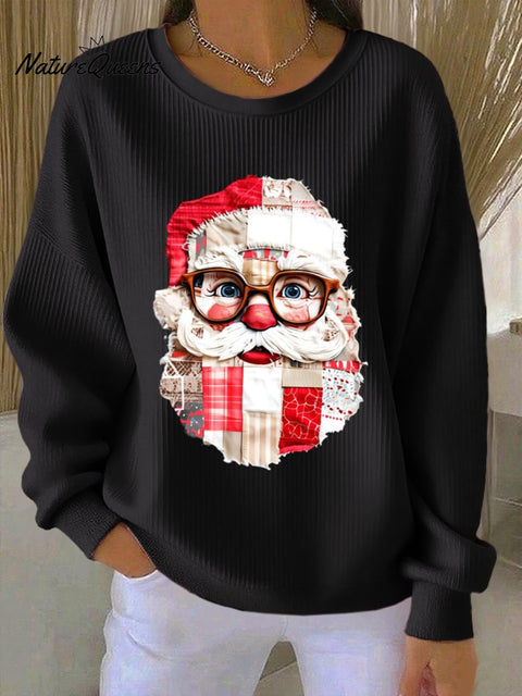 Women's Santa Claus Print Casual Sweatshirt