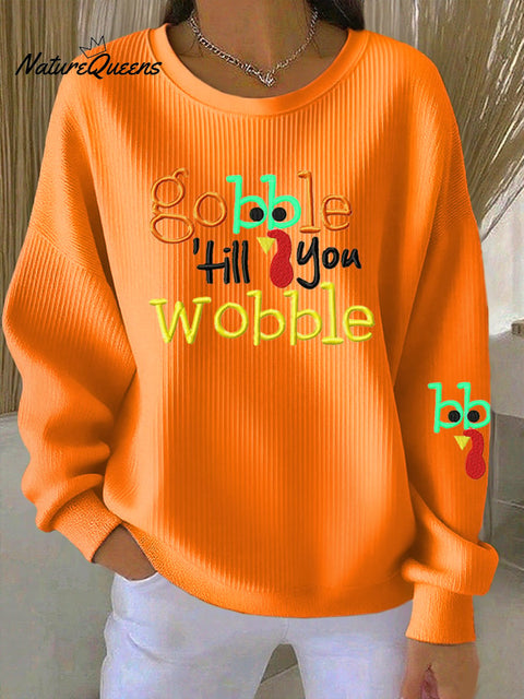 Women's Gobble Turkey Casual Sweatshirt