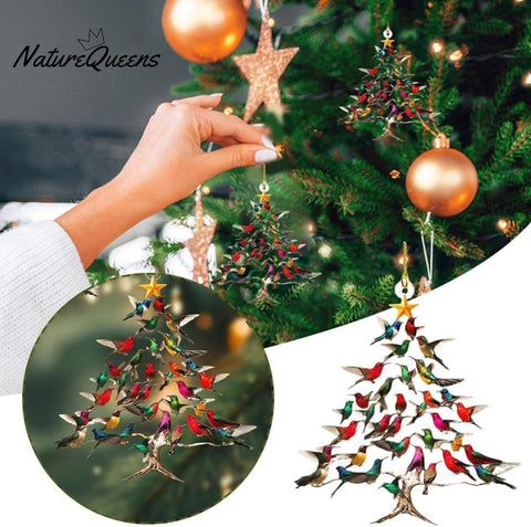 🔥🐦🎄Hummingbird Christmas Ornament✨(Same as in the video)