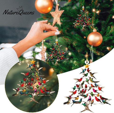 🎁 🔥🐦🎄Hummingbird Christmas Ornament✨(Same as in the video) (100% off)