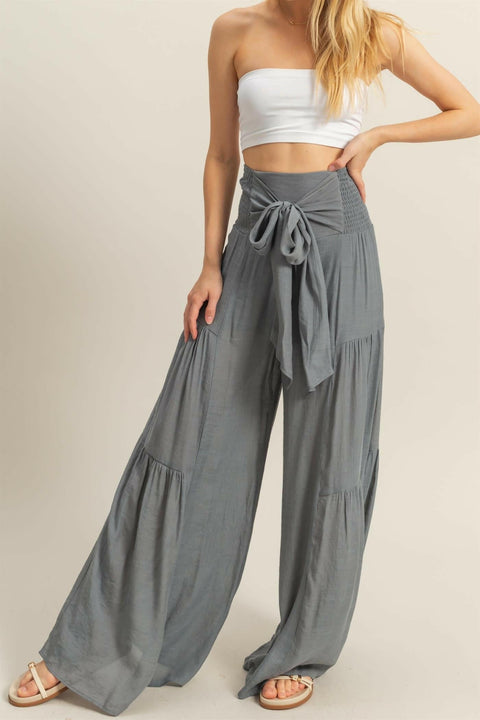 Boho Breeze Tiered Palazzo Pants