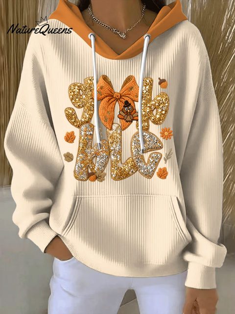 Women's Thanksgiving Print Casual Sweatshirt
