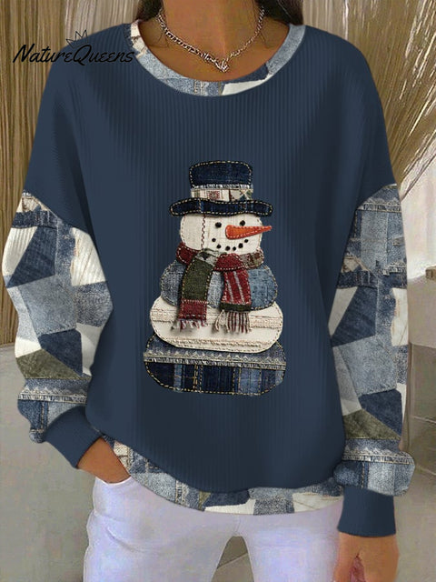Women's Casual Christmas Print Sweatshirt