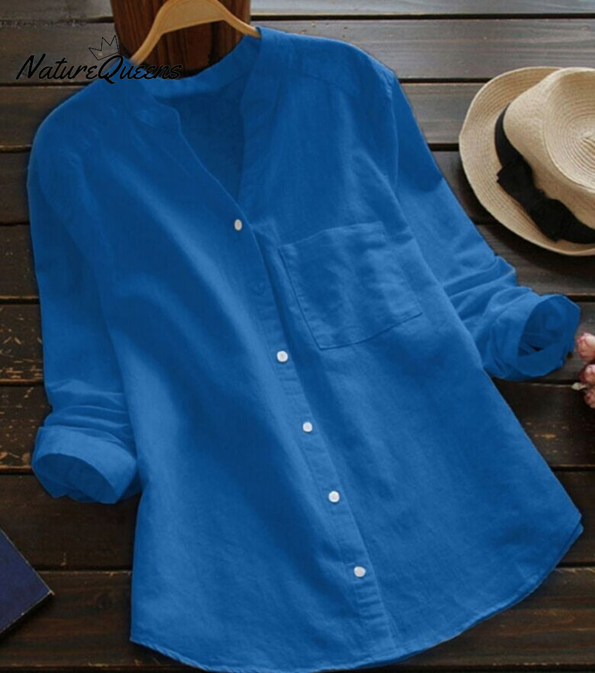 Linen Cotton Casual Loose Shirt-Buy 3 Free Shipping