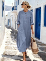 Women'S Casual Solid ColorDress