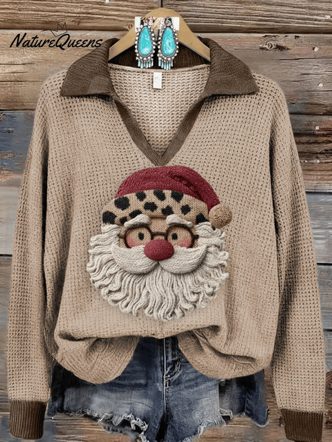 Women's Christmas Printed Knitted Sweater