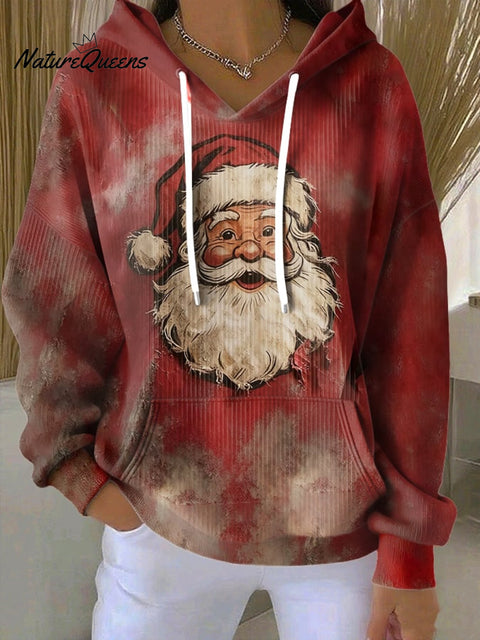 Women's Santa Claus Print Sweatshirt