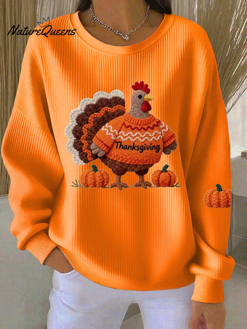 Women's Gobble Turkey Casual Sweatshirt
